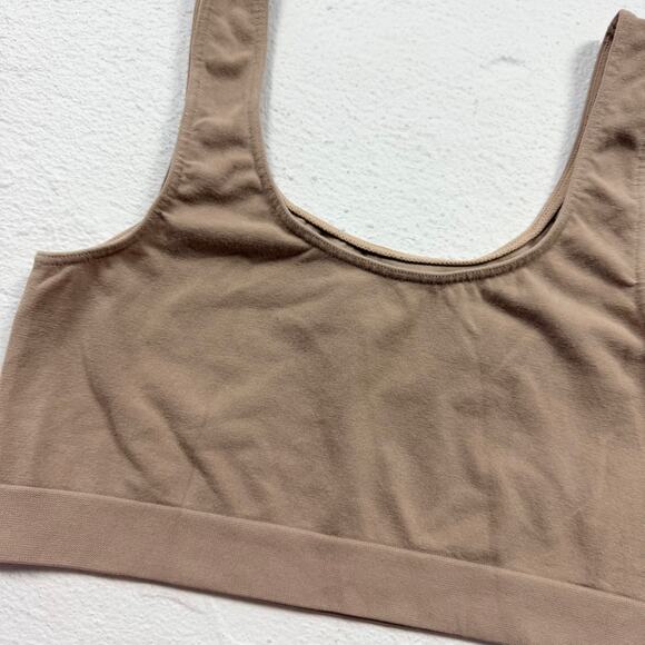 Cosabella Tan Bamboo Viscose Stretch Bralette, Size Medium - Picture 4 of 5